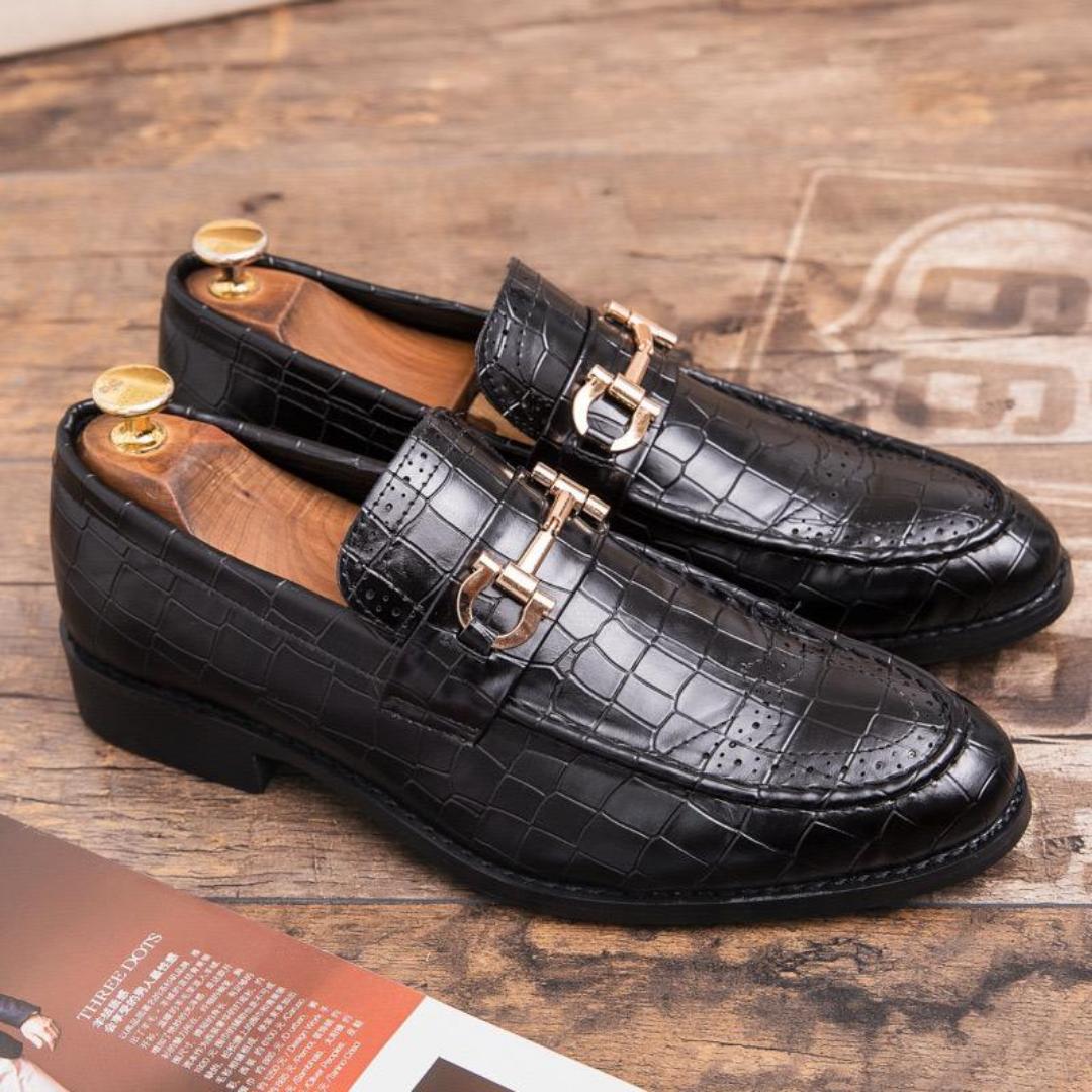 mens leather moccasins