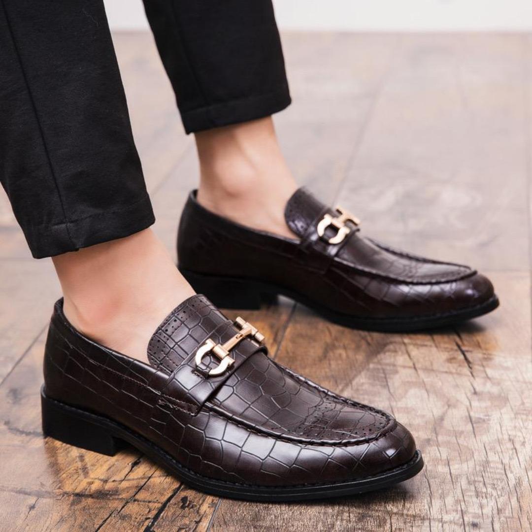 mens leather moccasins