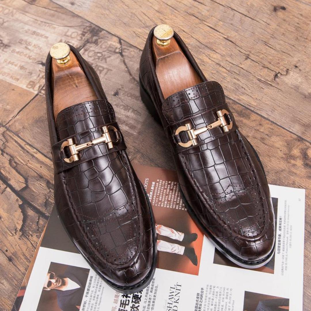mens leather moccasins