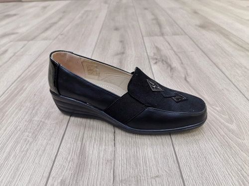 WOMEN BLACK FLAT COMFY SHOES,LOAFERS,OFFICE WEAR SHOES,WALKING SHOES,SLIP ONS