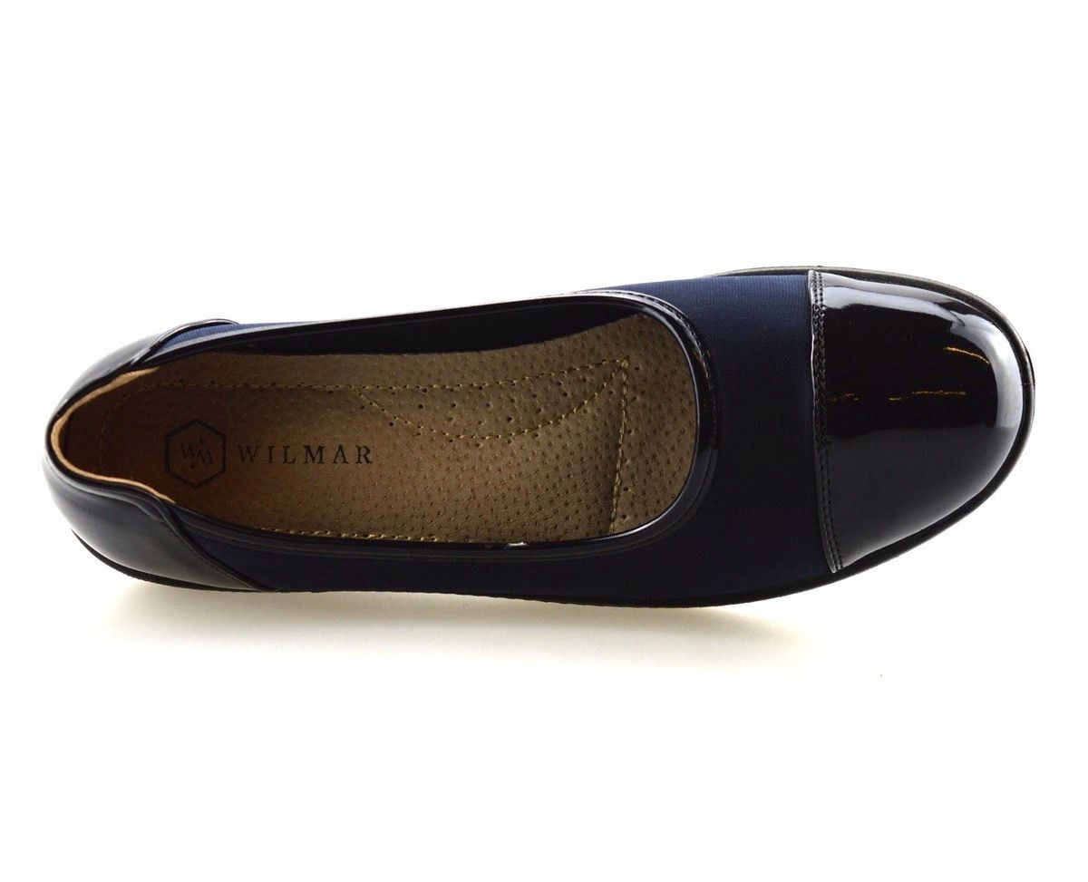 WOMEN NAVY BLUE FLAT COMFY SHOES,LOAFERS,OFFICE WEAR SHOES,WALKING SHOES,SLIP ONS, LOW WEDGE PUMPS