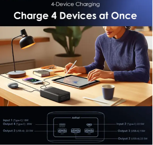 Oraimo Power Bank 40000mAH  22.5W SUPER Fast Charging Potable Powerbank