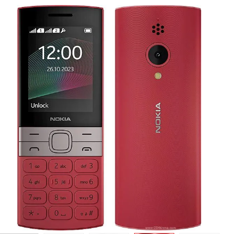 Nokia 150 Dual Sim 4G (2023) 0.3MP FM radio 2.4" SCREEN DISPLAY Dual SIM 1400mAh BATTERY CAPACITY WITH Flashlight Splash & dust resistant Mobile Phone Featured Phones