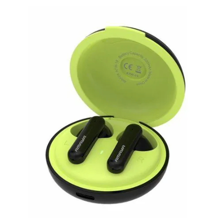 Amaya ATW-19 Wireless Earbuds Noise Reduction, Deep Bass- Black