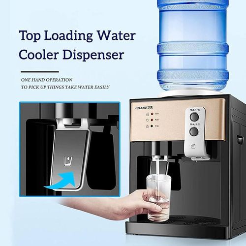 IPCONE Table Top Water Dispenser Silver– Compact, Hot & Normal Water Dispenser
