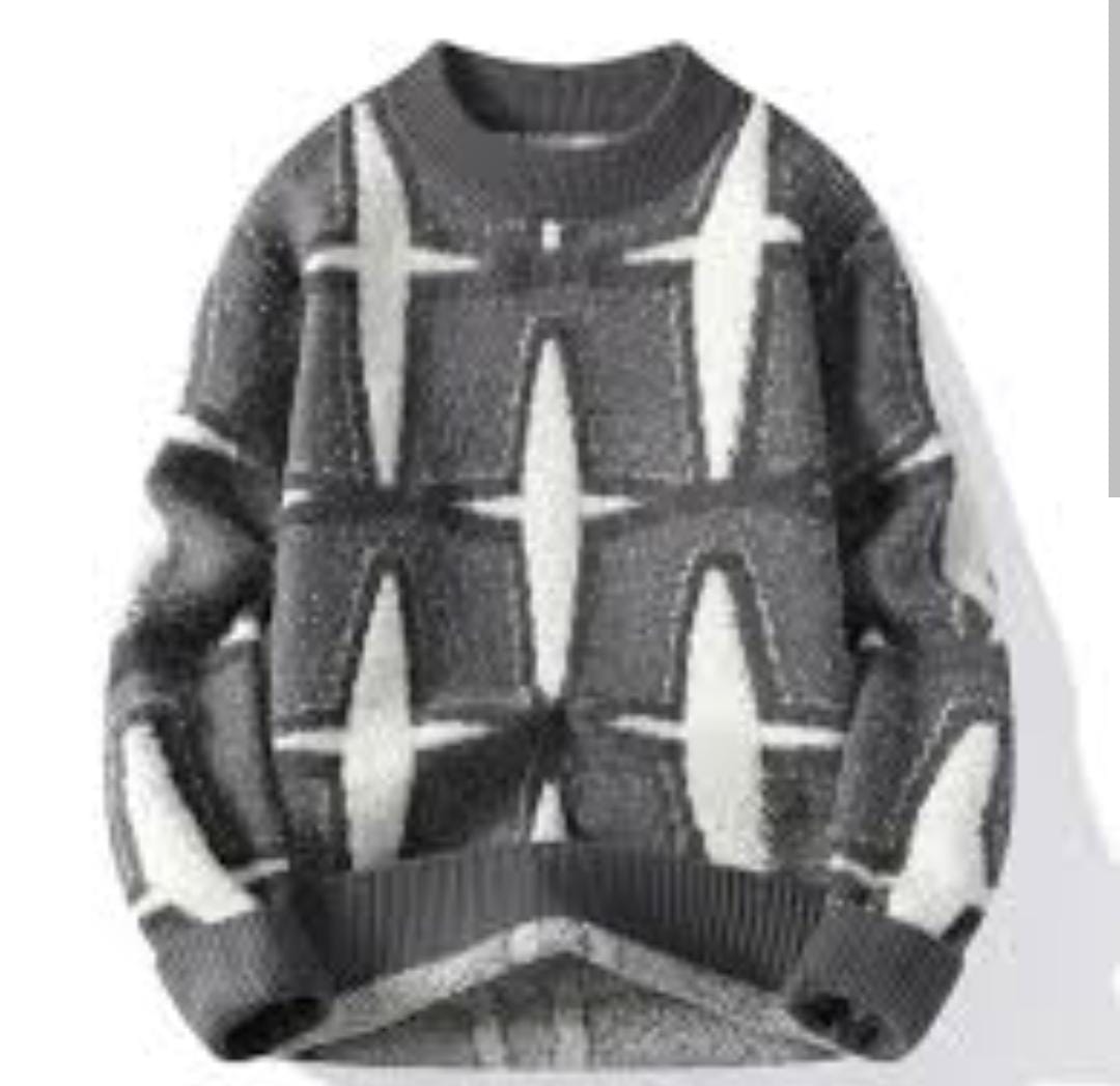 Sweaters & Cardigans Autumn And Winter Large Size Men's Sweater Pullover Long Sleeves Fashion Simple Personality All Urban Neck round Neck Men's Knitwear