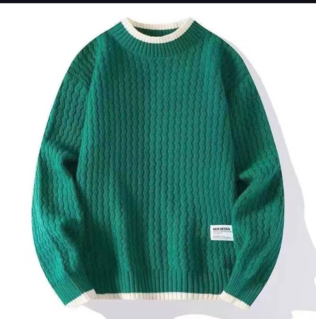 Sweaters & Cardigans Autumn And Winter Large Size Men's Sweater Pullover Long Sleeves Fashion Simple Personality All Urban Neck round Neck Men's Knitwear