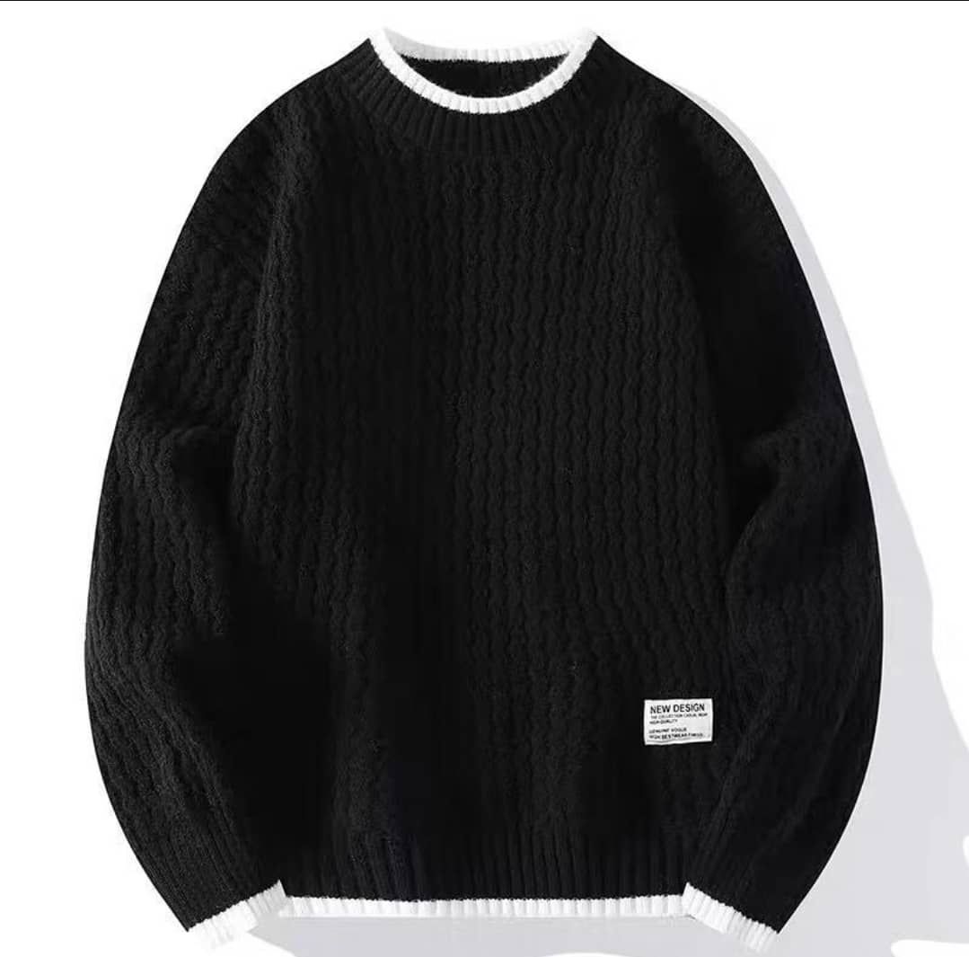 Sweaters & Cardigans Autumn And Winter Large Size Men's Sweater Pullover Long Sleeves Fashion Simple Personality All Urban Neck round Neck Men's Knitwear