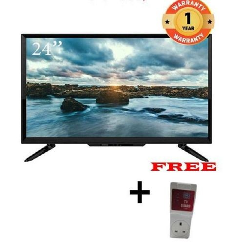 VITtron 24" Inches HTC2446D - Digital Television Inbuilt Decoder LED TV AC/DC-   Black  + Free Tv Guard This Vitron 24" Digital LED TV AC/DC is slimmer & incorporates great aesthetic design‎‎