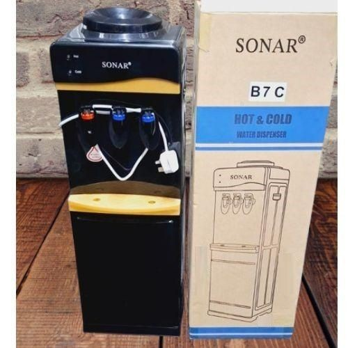 Sonar Hot Cold and Normal Standing Water Dispenser Black 3 tap Quality Dispenser Just You today