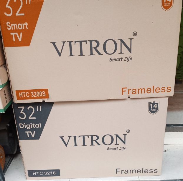 VITRON 32"  SMART ANDROID LED  TV-FREE TO AIR CHANNELS-USB/HDMI + FREE WALL MOUNT + EXTENSION /This LED TV is slimmer & incorporates great aesthetic design‎‎ / Connectivity: 1x HDMI,  1 x USB