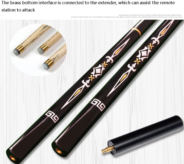 3/4 Pool Cue 10mm Tip Pool Stick Ash Wood Pool Que Stick Professional Billiard Cue Stick Set for Explosive Breaks and Effortless