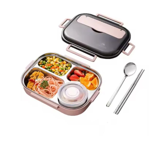 Bento Stainless Steel Lunch Box For Kids & Adults, Insulated, Portable, Lunch Box, Large-capacity Food Container