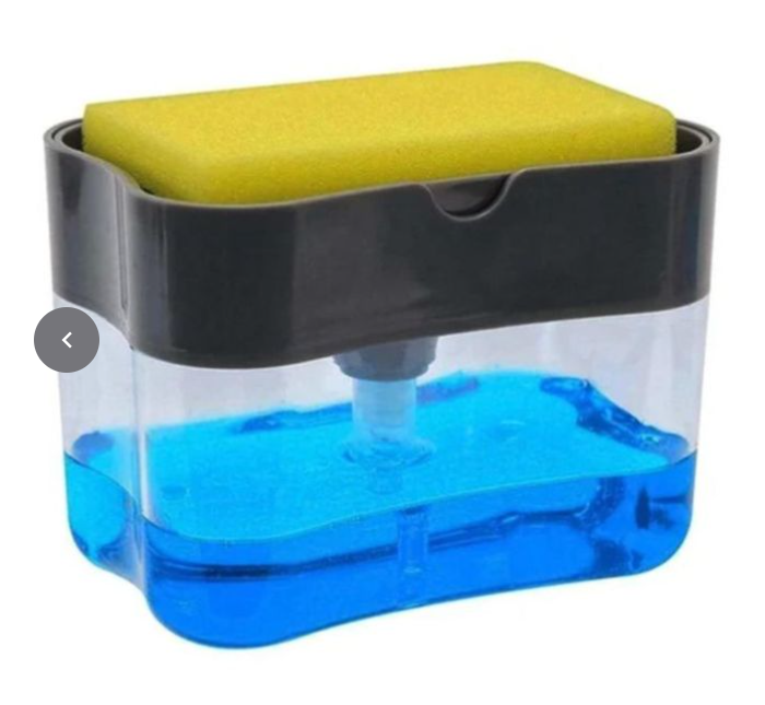 LIQUID SOAP PUMP & SPONGE HOLDER / 2 IN 1 SOAP PUMP DISPENSER