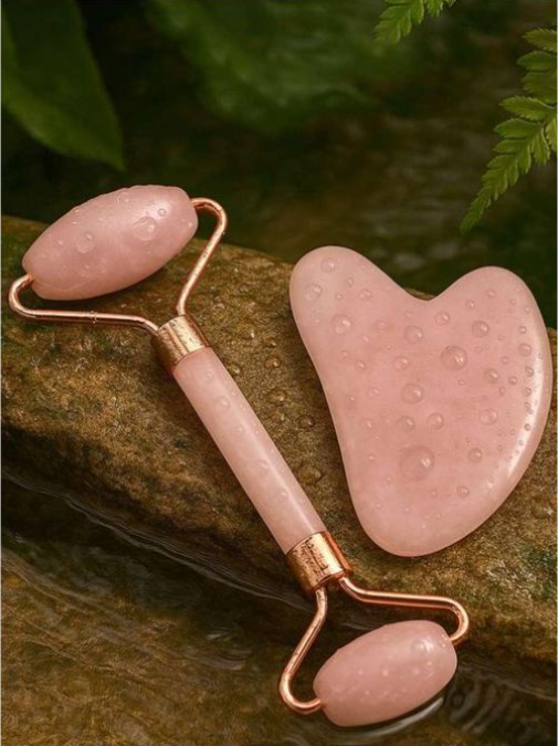 Skin Care Natural Guasha Facial Jade Roller Face Body Massager