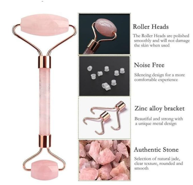 Skin Care Natural Guasha Facial Jade Roller Face Body Massager