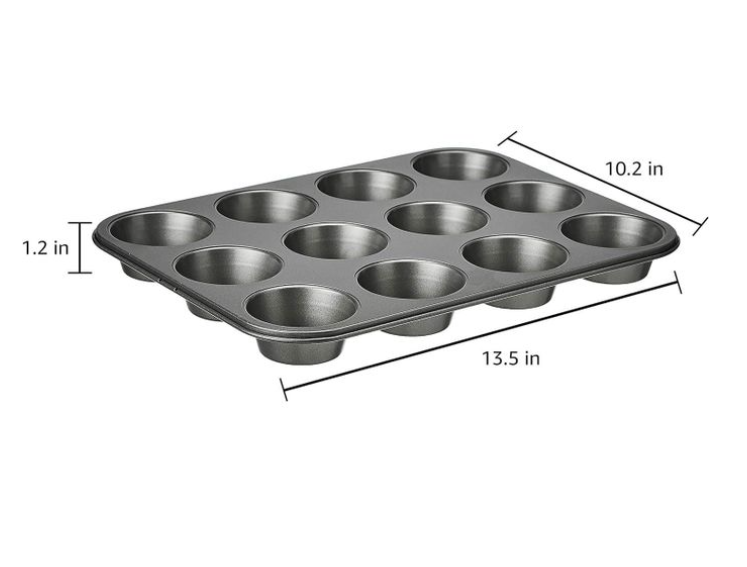 Non-stick 12 holes Muffin Pan Tin Cupcake Baking Tray Dish Bakeware