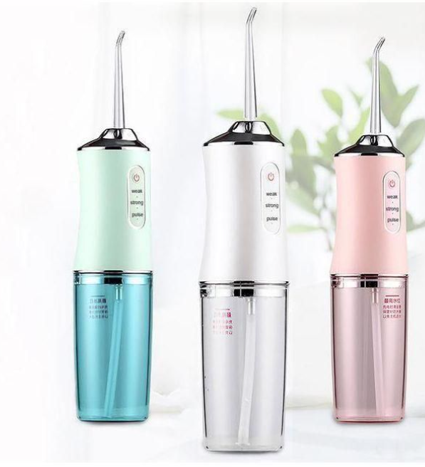 4 Nozzles New Dental Water Jet Irrigator 1400rpm Teeth Cleaner with 3 Modes Oral Hygiene Cleaning Machine