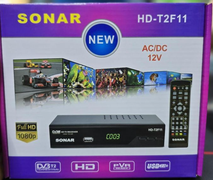 Sonar Free To Air Digital Decorder Full HD 1080P