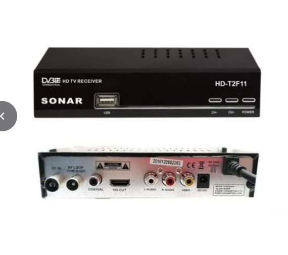 Sonar Free To Air Digital Decorder Full HD 1080P