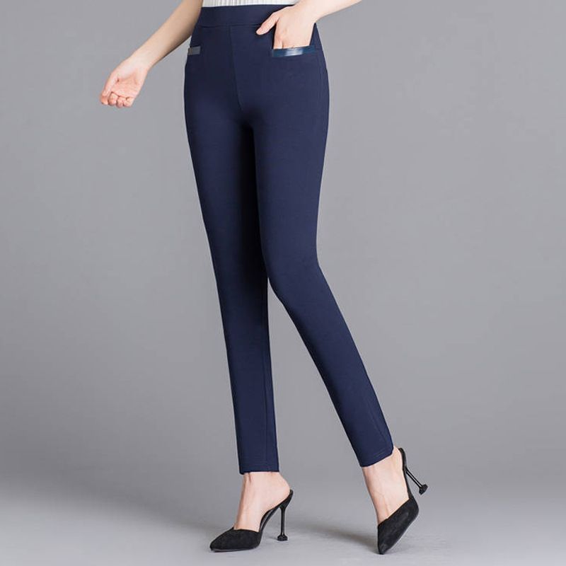 Shein casual pants for women, summer outdoor wear, foreign trade pants for women, high waisted cropped shorts, cross-border pencil pants factory Black XL