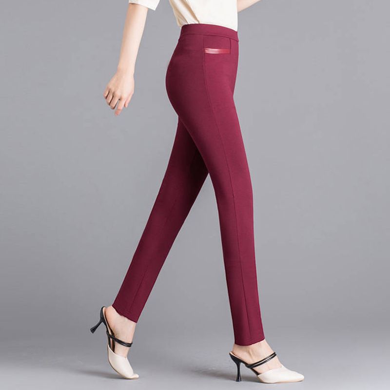 Shein casual pants for women, summer outdoor wear, foreign trade pants for women, high waisted cropped shorts, cross-border pencil pants factory Black XL
