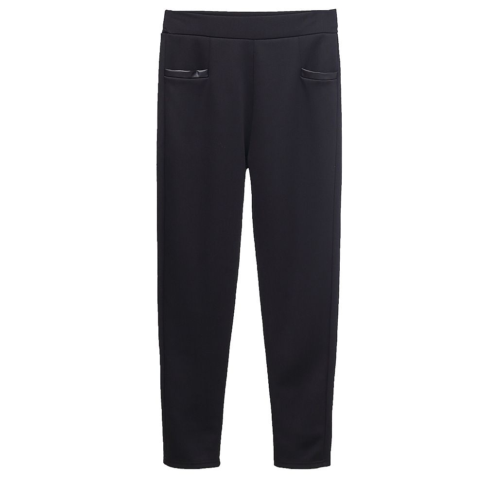 Shein casual pants for women, summer outdoor wear, foreign trade pants for women, high waisted cropped shorts, cross-border pencil pants factory Black XL