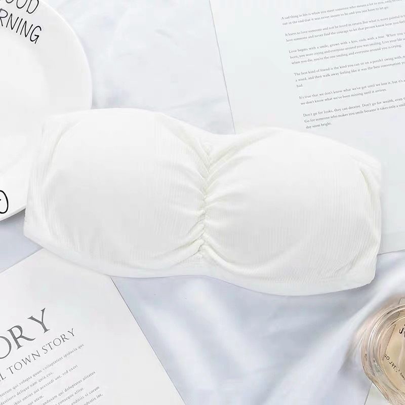 Sexy Invisible Bra Lingerie For Women Backless Seamless Strapless Bra Sexy Bralette Mujer Brassiere Crop Top Push Up Bras Gifts White One size