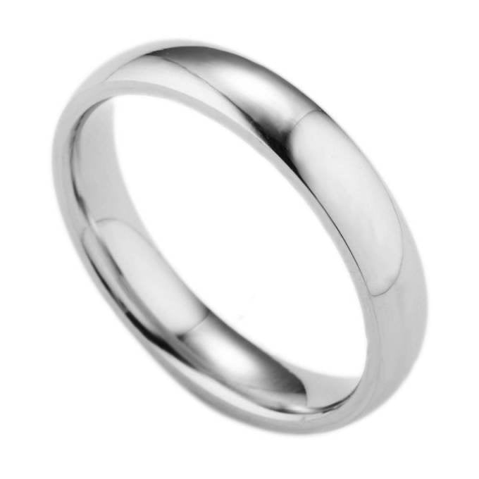 Japan and South Korea Jewelry Plated 18K Gold Men And Women Couple Ring Silver 5