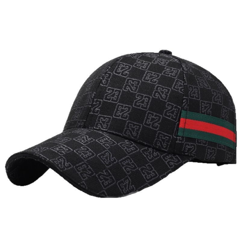 New European and American style ins men's and women's baseball caps, fashionable and versatile duckbill caps, suitable for outdoor travel beach sunshade hats 01 one size