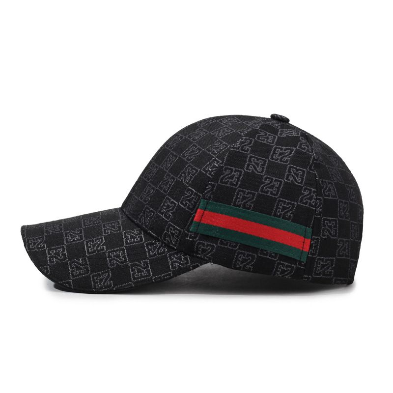 New European and American style ins men's and women's baseball caps, fashionable and versatile duckbill caps, suitable for outdoor travel beach sunshade hats 01 one size