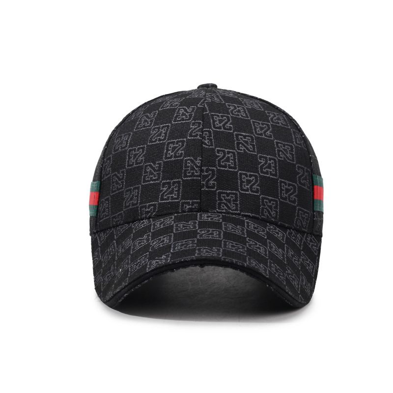 New European and American style ins men's and women's baseball caps, fashionable and versatile duckbill caps, suitable for outdoor travel beach sunshade hats 01 one size