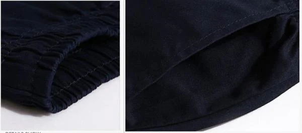 Fashion Men's Casual Men's Shorts Men's Beach Tight Pants Black M