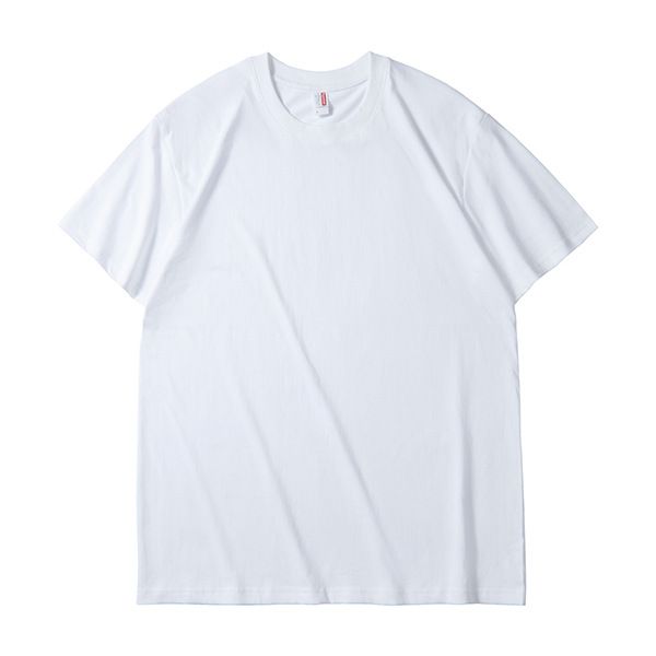 Cross-border exclusive for traceable summer cotton 180g round neck short sleeve men's casual T-shirt tide men's cultural shirt wholesale Black/S