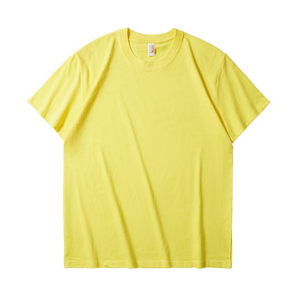 Cross-border exclusive for traceable summer cotton 180g round neck short sleeve men's casual T-shirt tide men's cultural shirt wholesale Black/S