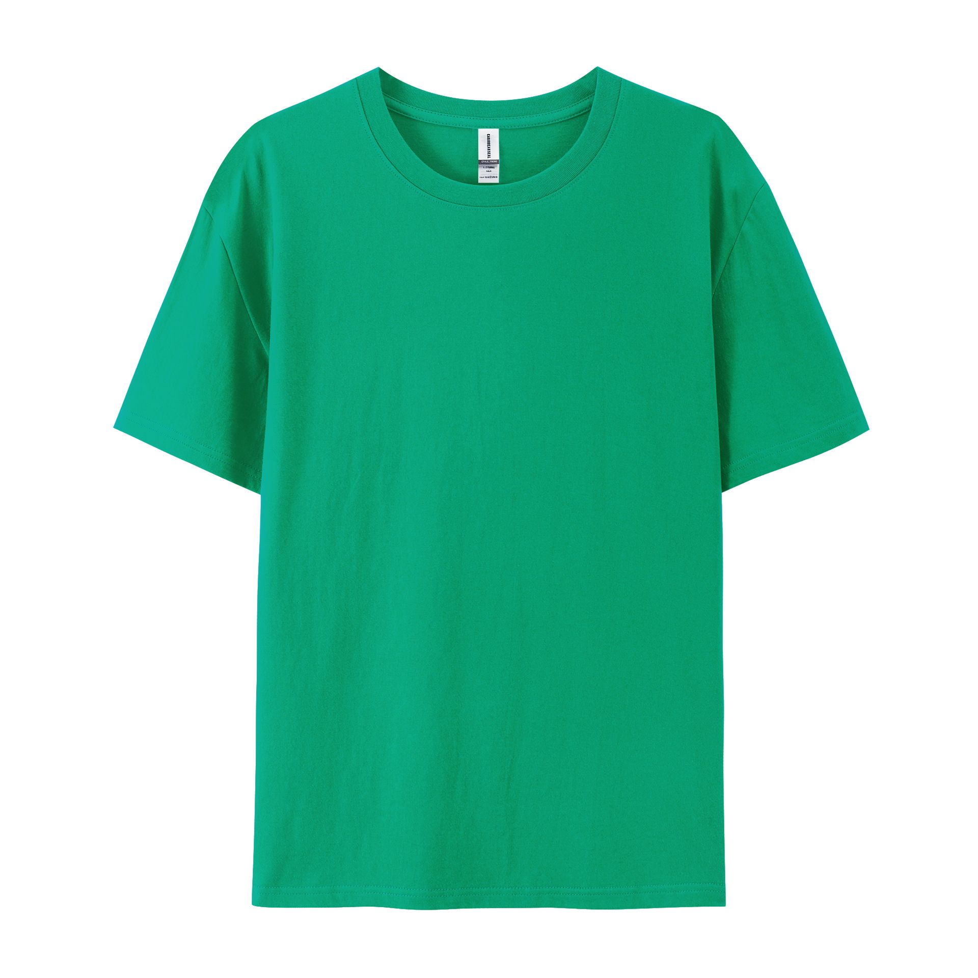 Guangzhou warehouse 180g cotton side seam short sleeve round neck men's t-shirt shirt tide man base shirt cultural shirt custom print 01 S