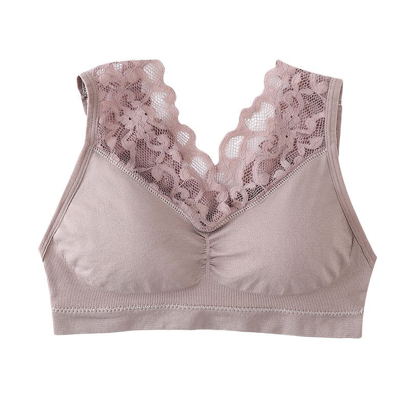 3*Sets Cross border hot selling 1931 seamless lace back, strapless sports yoga, anti glare, no steel ring bra vest, chest wrap