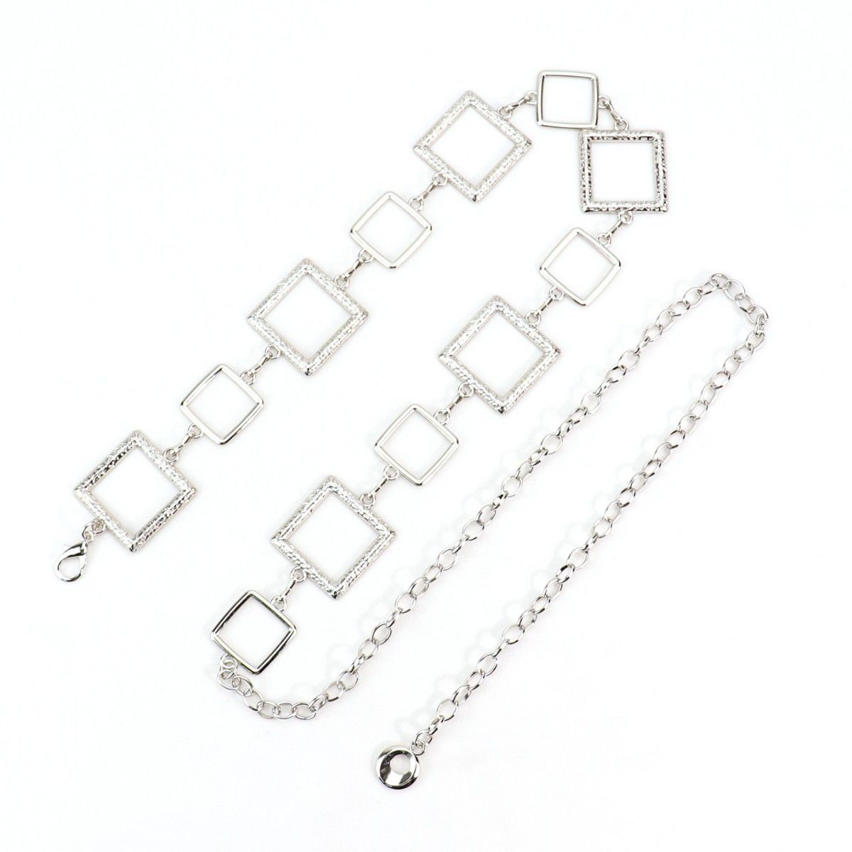 Golden square waist chain, women's Instagram style fashion accessories, dress, shirt, suit, belt decoration, waist cinching