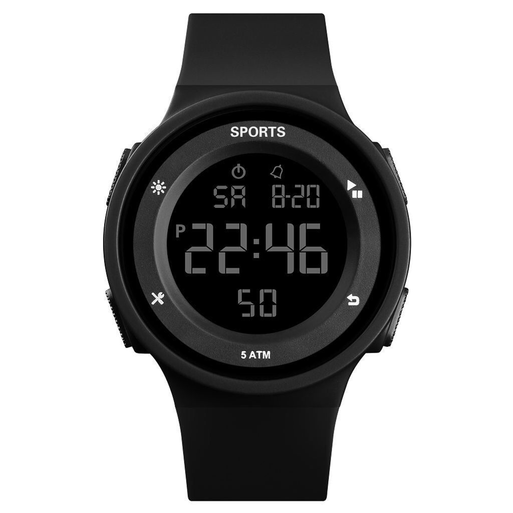 Student Party Electronic Watch Trendy Simplicity Junior High School Youth Waterproof Night Light Sports Multi functional Electronic Watch
