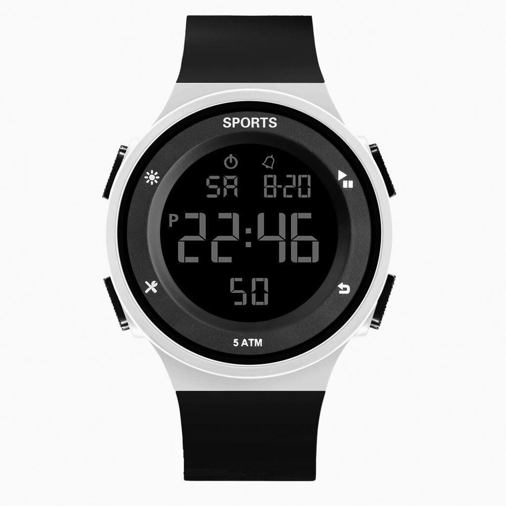 Student Party Electronic Watch Trendy Simplicity Junior High School Youth Waterproof Night Light Sports Multi functional Electronic Watch
