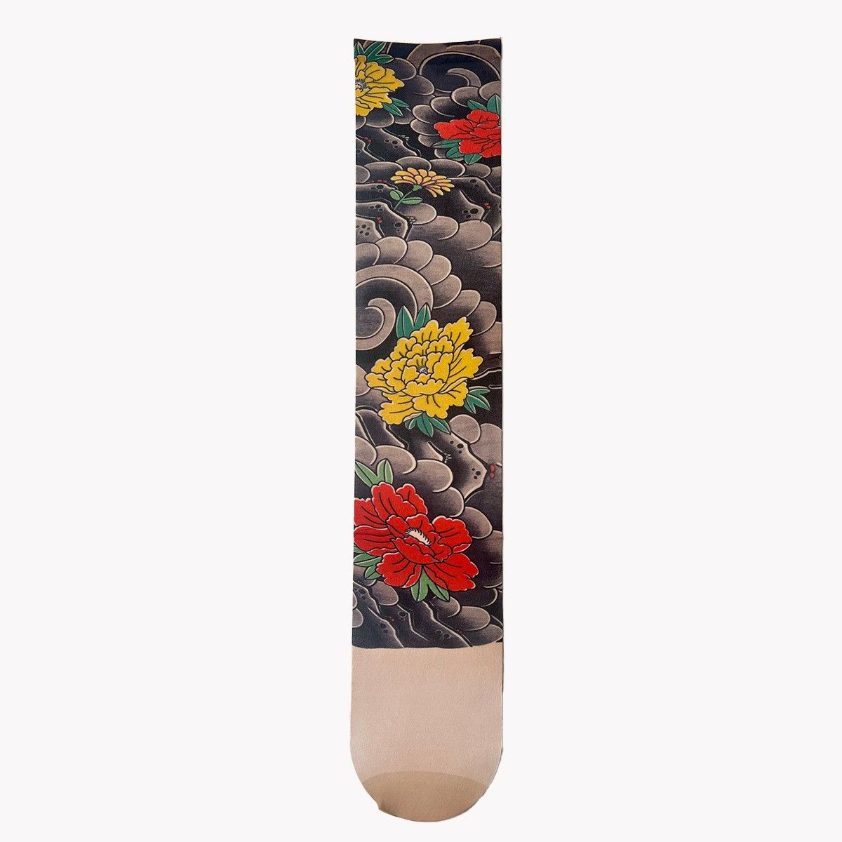 2*Sets 360 ° digital printed leg tattoo single tube stockings trendy summer thin cut anti hook stockings