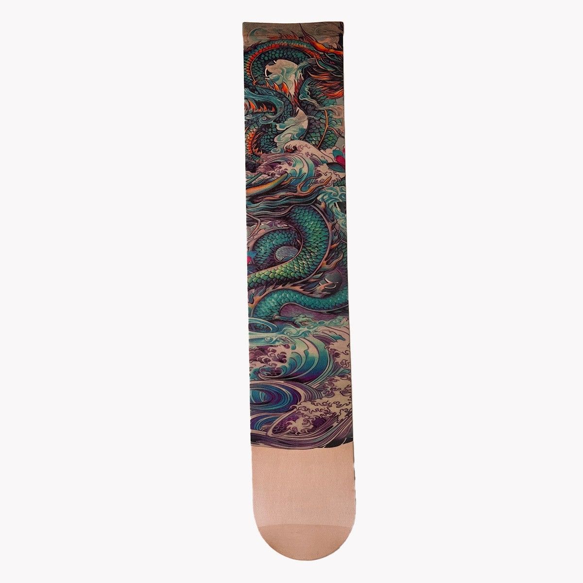 2*Sets 360 ° digital printed leg tattoo single tube stockings trendy summer thin cut anti hook stockings