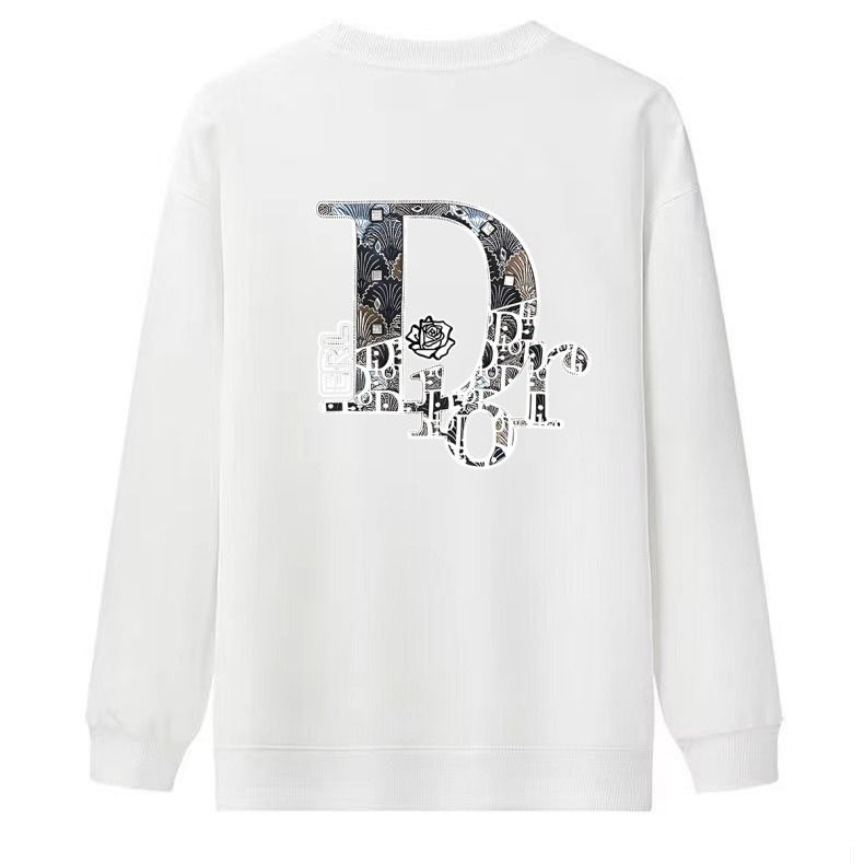 Middle aged and young men's tops, trendy men's hoodies, men's 2025 new styles, spring and autumn styles, loose round neck, casual, regular American style, cool and stylish