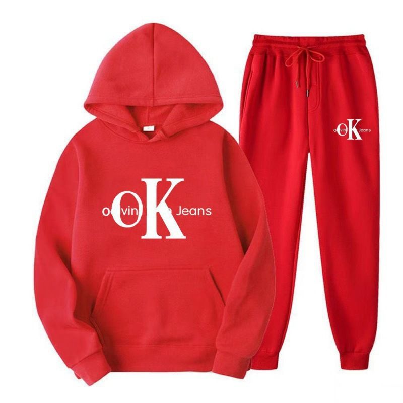 2025 Cross border New Men's Sweatshirt and Pants Set Trendy Letter Printed Fashion Hoodie and Sweatshirt Set for Men
