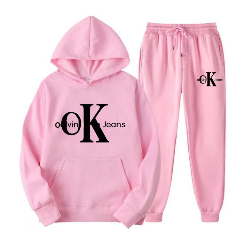 2025 Cross border New Men's Sweatshirt and Pants Set Trendy Letter Printed Fashion Hoodie and Sweatshirt Set for Men