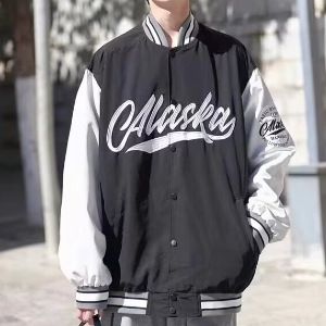 Coat, men's baseball jacket, winter and autumn adult men's clothing, Hong Kong trend brand, student loose and versatile jacket, clothes on top