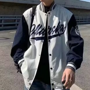 Coat, men's baseball jacket, winter and autumn adult men's clothing, Hong Kong trend brand, student loose and versatile jacket, clothes on top