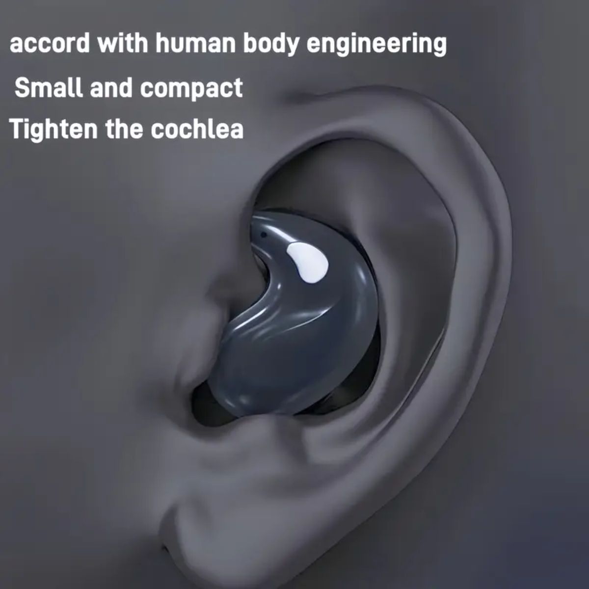 Inner Ear Smart Sleep Comfort Headphones, Music Earbuds, Video TWS Stereo High-definition Call Headphones, Suitable For Android And Iphone Mobile Phones, Sports Headphones, Sleep Headphones