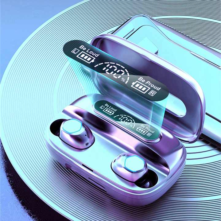 Touch Control Earbuds BT 5.2 Waterproof Wireless Noise Cancelling TWS Gaming In-Ear Headphones Earphones