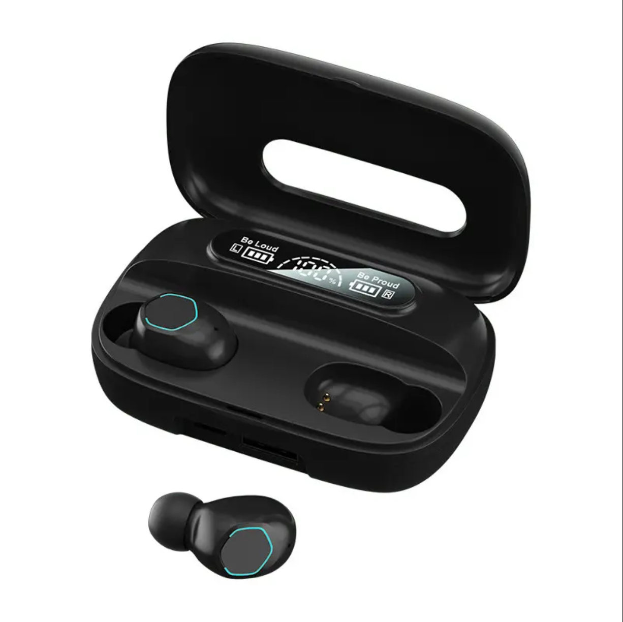 Touch Control Earbuds BT 5.2 Waterproof Wireless Noise Cancelling TWS Gaming In-Ear Headphones Earphones